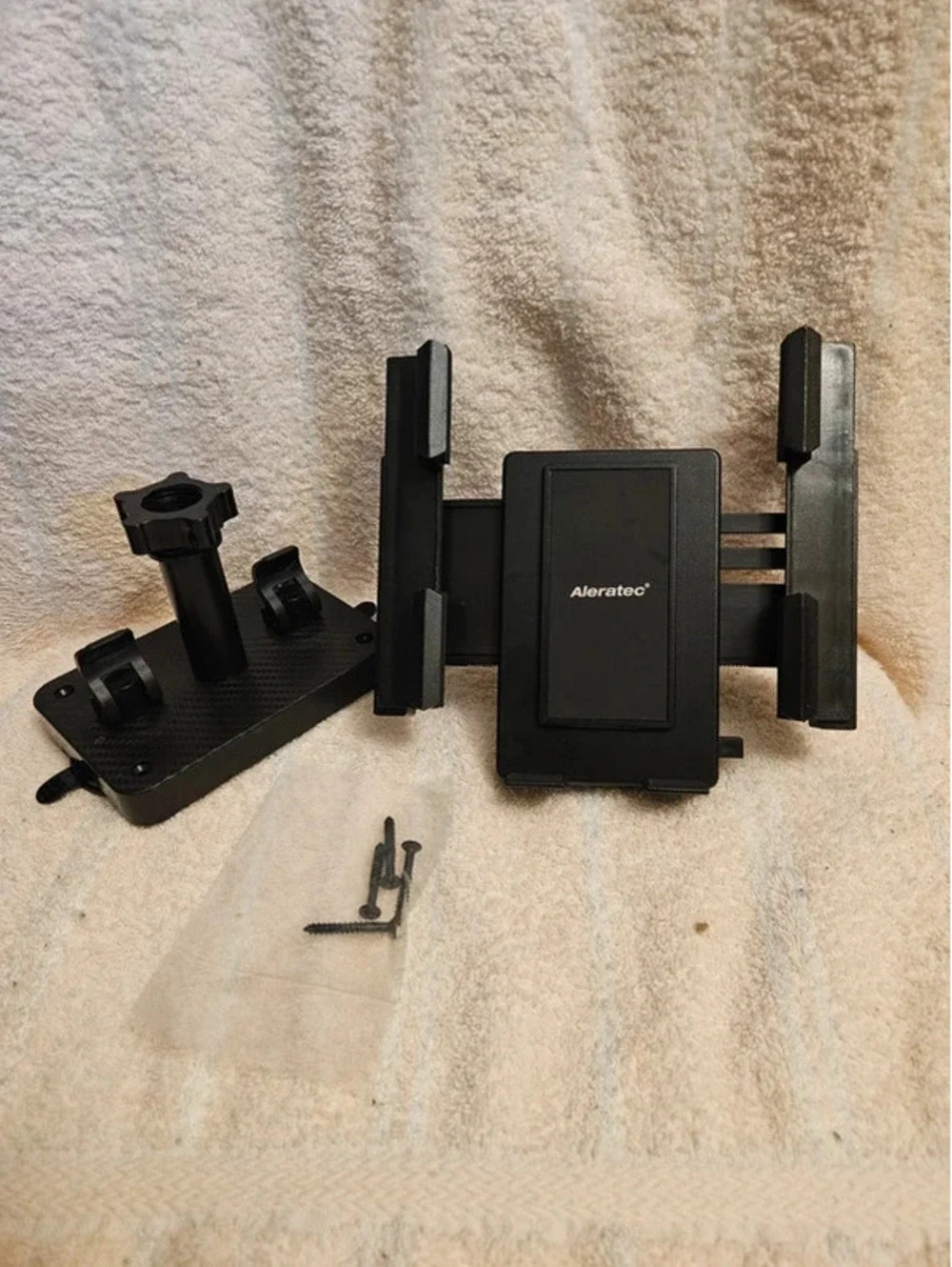 Universal Tablet Smartphone Desktop Wall Mount Holder Black